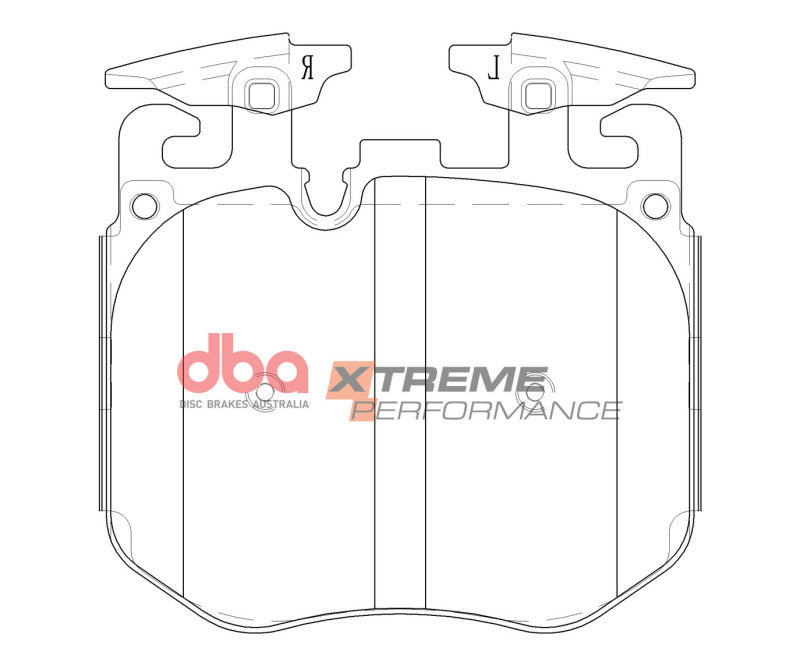 DBA XP Performance Brake Pads - DBA 19-22 BMW 330i (w/M Perf Brakes/374mm Front Rotor) Front XP Performance Brake Pads