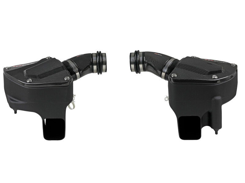 AFE Black Series Stage-2 Carbon Fiber Cold Air Intakes - aFe Black Series Stage-2 Carbon Fiber Cold Air Intake System w/ Pro DRY S Media - 18-19 BMW M5 (F90)