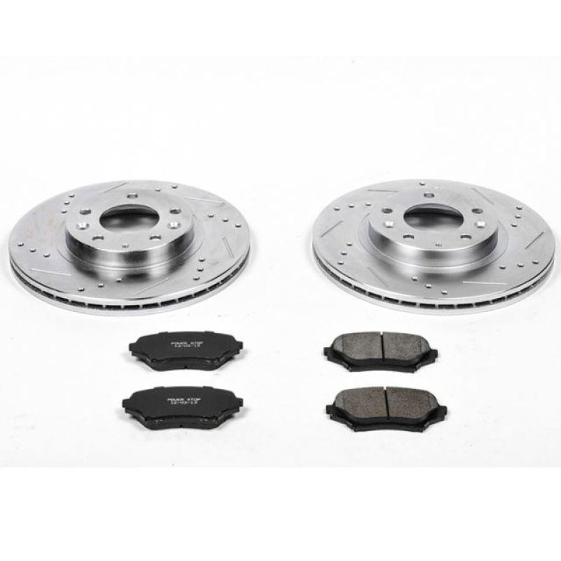 PSB Z23 Evolution Kit - Power Stop 06-15 Mazda MX-5 Miata Front Z23 Evolution Sport Brake Kit