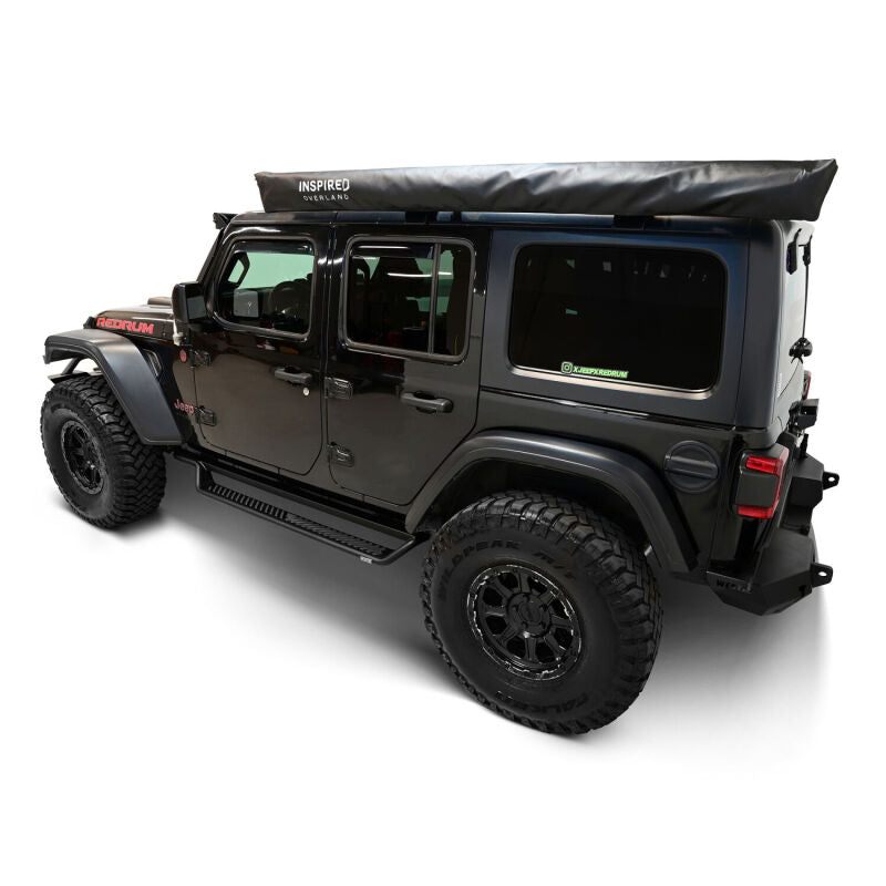 WES Running Boards - Outlaw - Westin 18-26 Jeep Wrangler 4dr Outlaw Drop Running Boards - Tex. Blk