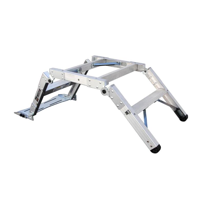 WES Truck-Pal Tailgate Ladder - Westin Truck-Pal Tailgate Ladder - Aluminum