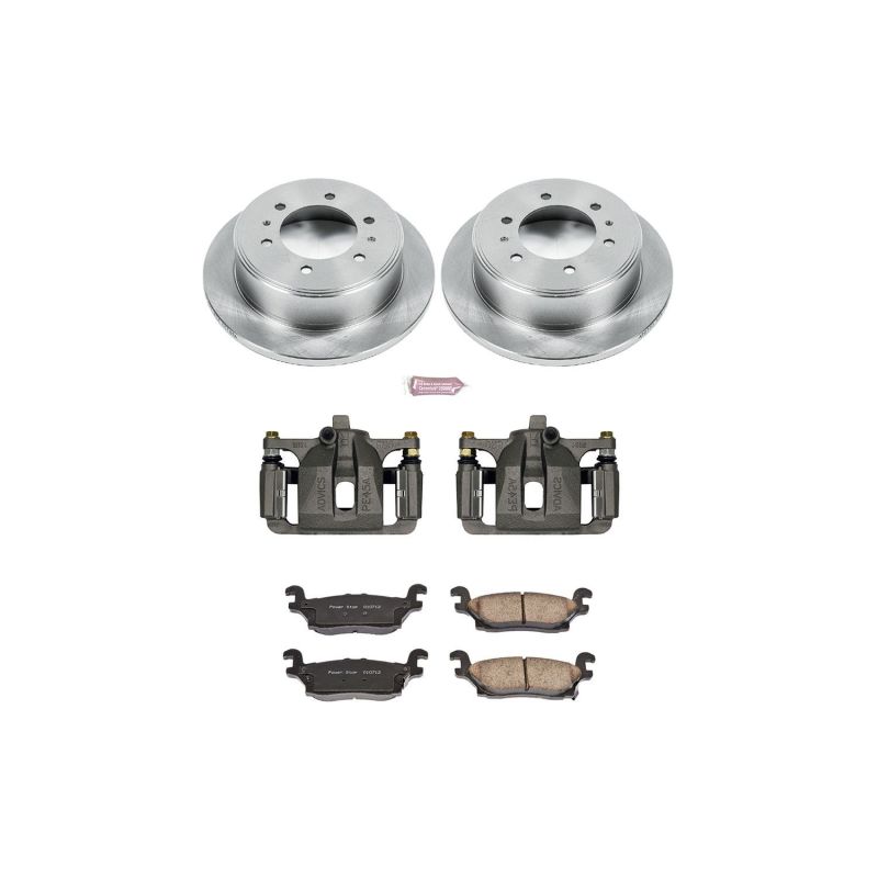 PSB Autospecialty Kit w/Cals - Power Stop 06-10 Hummer H3 Rear Autospecialty Brake Kit w/Calipers