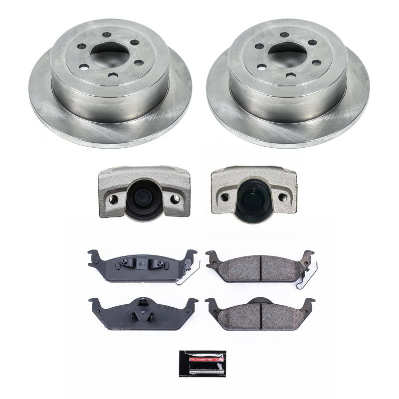 PSB Autospecialty Kit w/Cals - Power Stop 03-04 Dodge Dakota Rear Autospecialty Kit w/Calipers