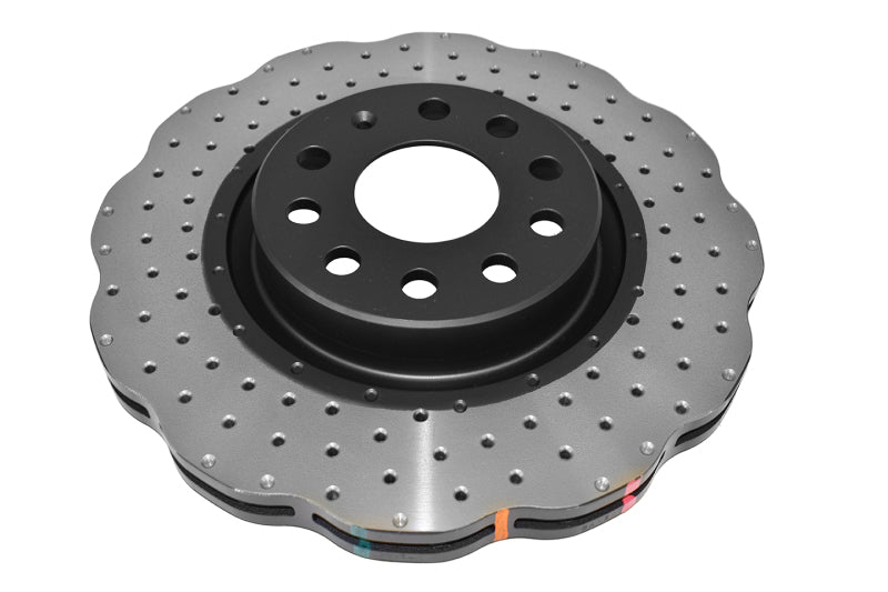 DBA 4000 Series Drilled Rotors - DBA 2006 Audi A3 Front 4000 Series Drilled Wavey Rotor