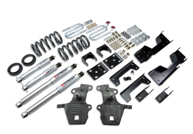 BT Lower Kit w SP Shocks - Belltech LOWERING KIT WITH SP SHOCKS