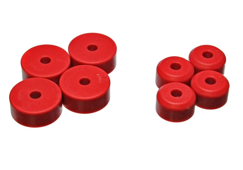 ES Motor Mounts - Red - Energy Suspension 55-57 Chevy Stock 8cyl ONLY Red Motor Mounts