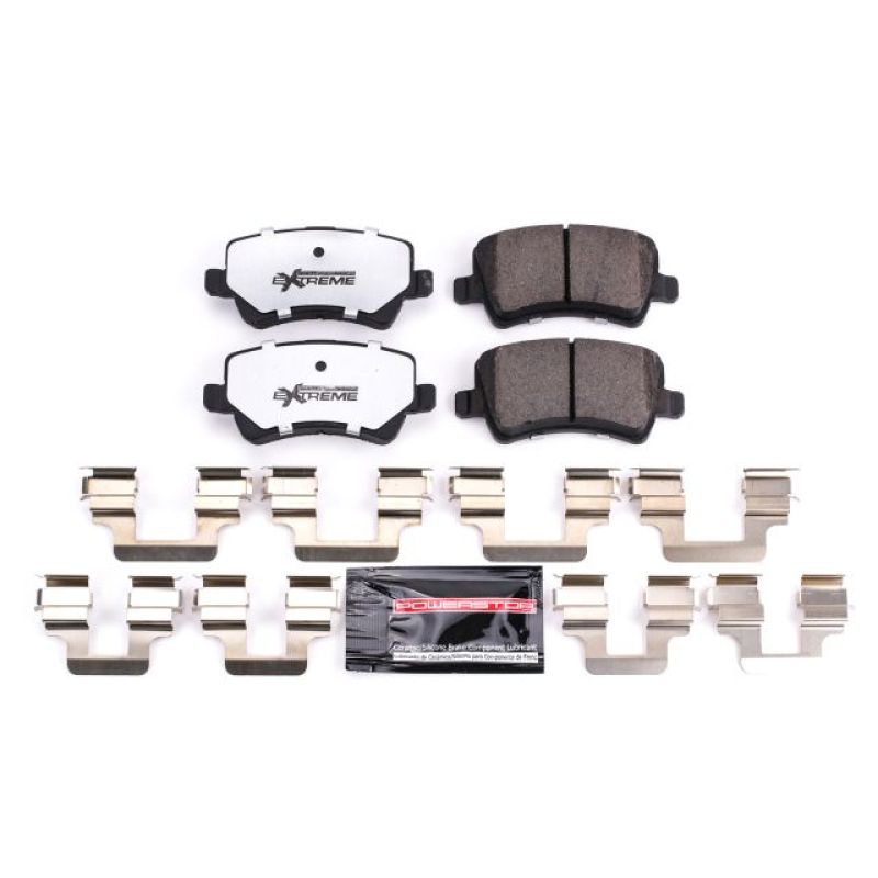 PSB Z36 Truck & Tow Brake Pads - Power Stop 13-15 Land Rover LR2 Rear Z36 Truck & Tow Brake Pads w/Hardware