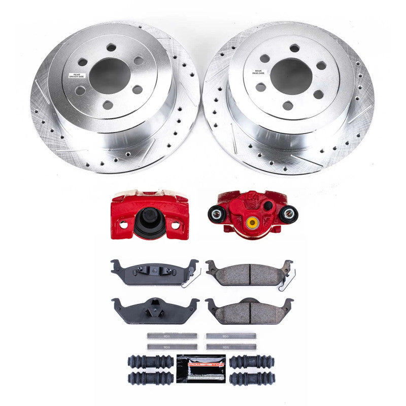 PSB Z23 Evolution Kit w/Cals - Power Stop 03-04 Dodge Dakota Rear Z23 Evolution Kit w/Calipers