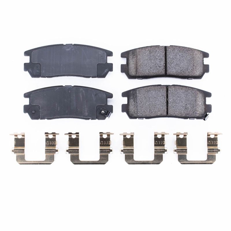 PSB Z17 Evolution Brake Pads - Power Stop 96-99 Acura SLX Rear Z17 Evolution Ceramic Brake Pads w/Hardware
