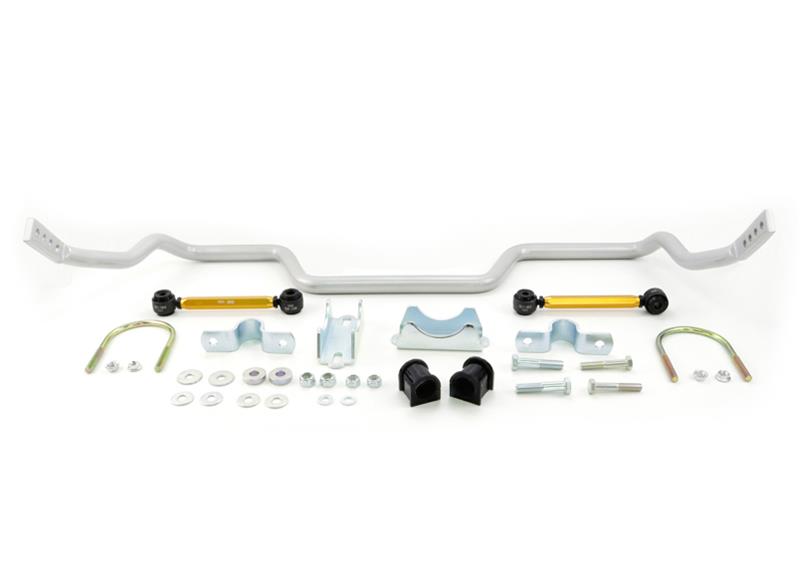WL Sway Bars - Rear - Whiteline 05+ Ford Mustang Coupe 8 cyl (Inc Shelby GT / GT500) Rear 27mm Heavy Duty Adj Swaybar