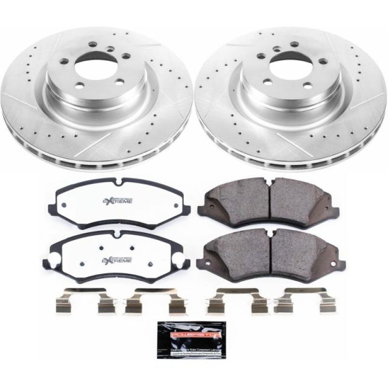 PSB Z36 Truck & Tow Kit - Power Stop 10-12 Land Rover Range Rover Front Z36 Truck & Tow Brake Kit