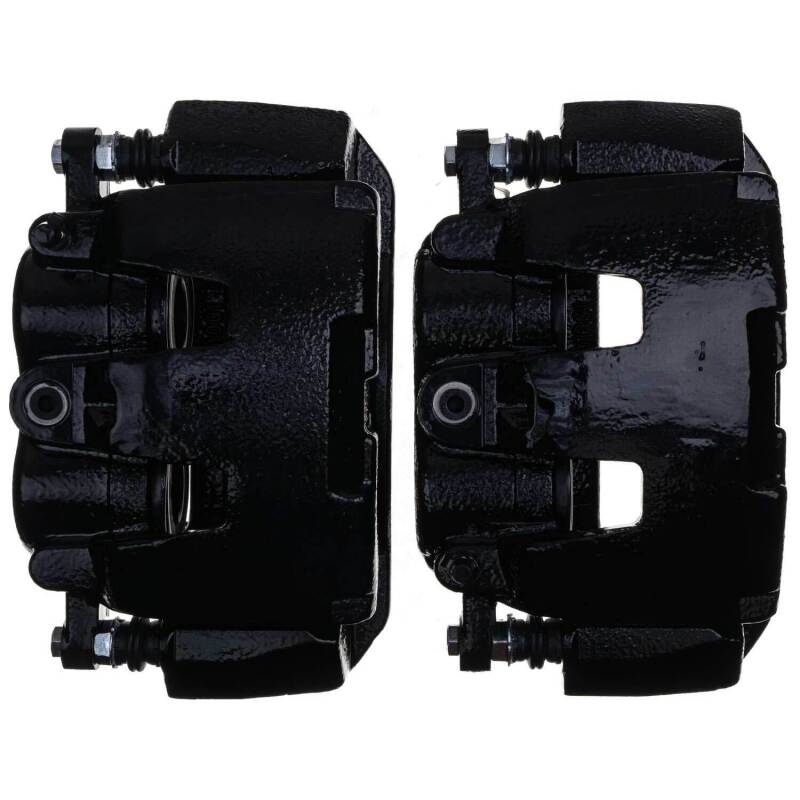 PSB Black Calipers - Power Stop 11-18 Ram 1500 Front Black Calipers - Pair (w/Bracket)