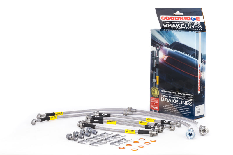 GR G-Stop Brake Line Kits - Goodridge 14-17 Nissan Rogue SS Brake Line Kit