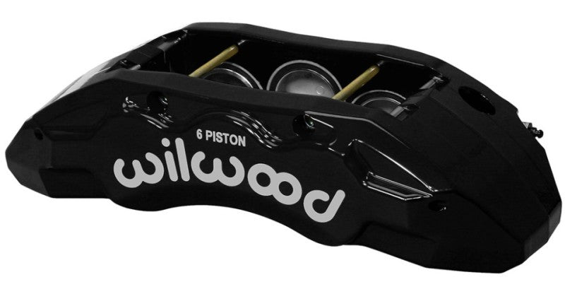 WIL TX6R Caliper - Wilwood Caliper-TX6R- R/H - Black 1.75/1.62/1.62in Pistons 1.38in Disc