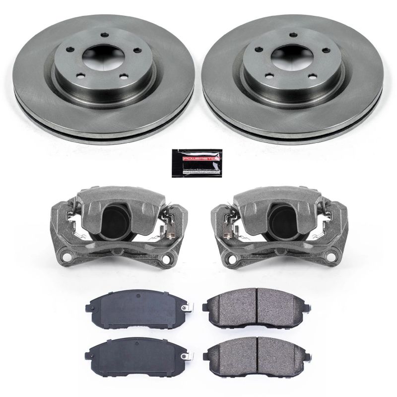 PSB Autospecialty Kit w/Cals - Power Stop 07-13 Nissan Altima Front Autospecialty Brake Kit w/Calipers