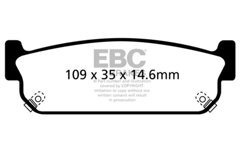 EBC Bluestuff Brake Pad Sets - EBC 03-05 Infiniti M45 4.5 Bluestuff Rear Brake Pads