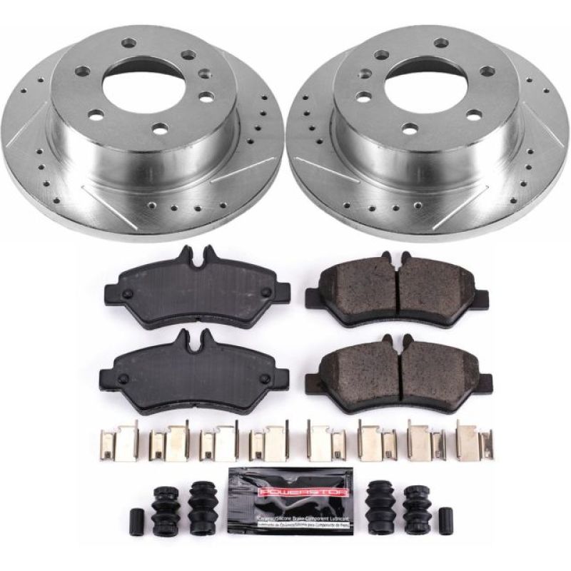 PSB Z23 Evolution Kit - Power Stop 07-09 Dodge Sprinter 3500 Rear Z23 Evolution Sport Brake Kit
