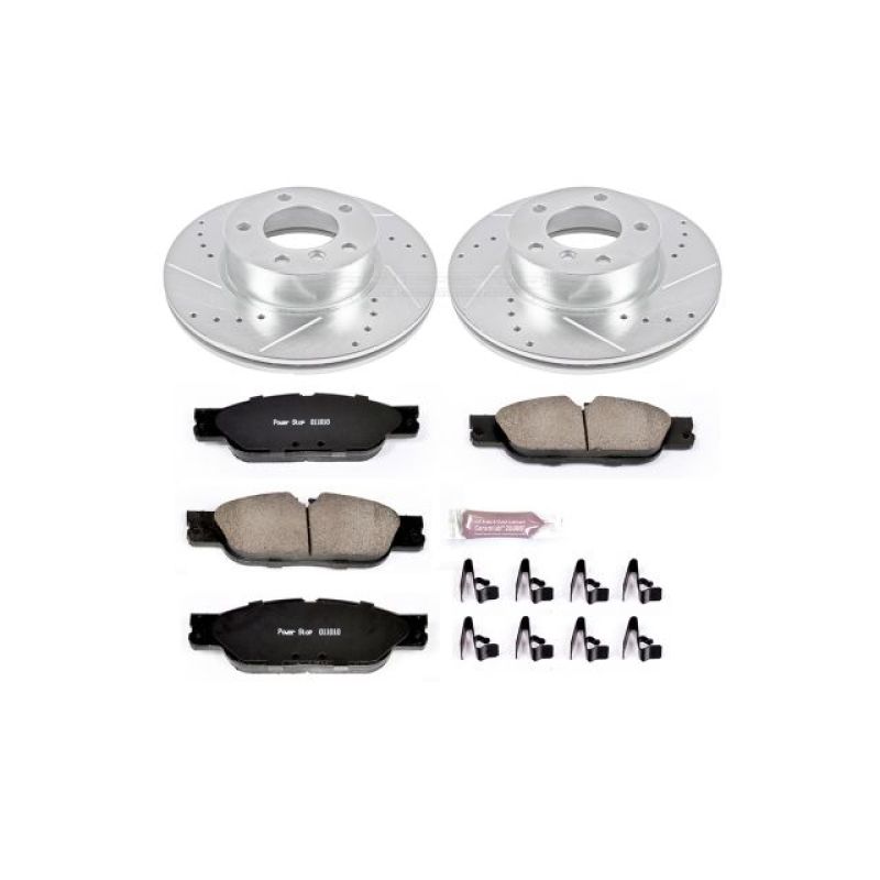PSB Z23 Evolution Kit - Power Stop 10-13 BMW 128i Front Z23 Evolution Sport Brake Kit
