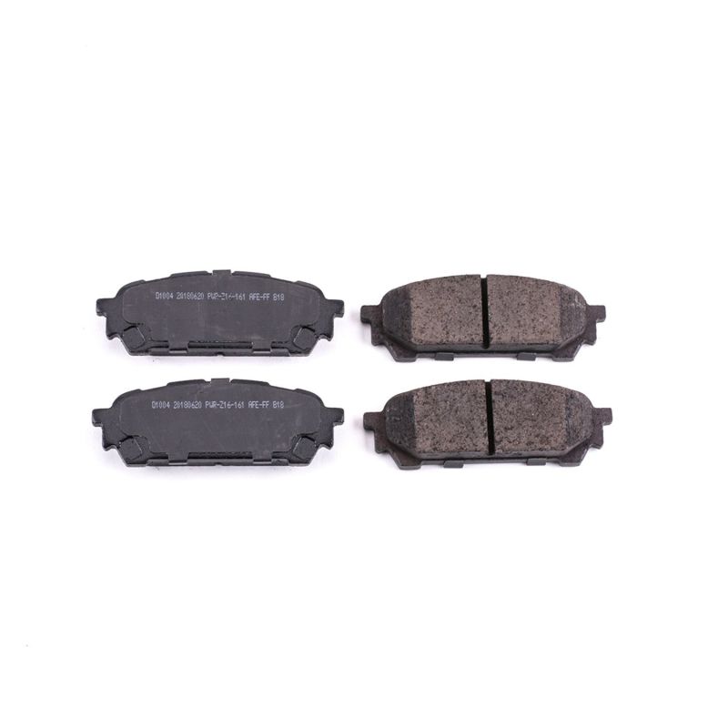 PSB Z16 Evolution Brake Pads - Power Stop 05-06 Saab 9-2X Rear Z16 Evolution Ceramic Brake Pads