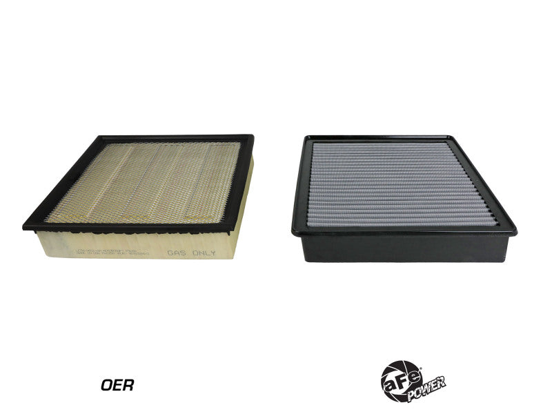 AFE Universal Pro Dry S Filter - aFe MagnumFLOW Pro DRY S OE Replacement Filter 2020 Ford Trucks V8 6.7L (td)/7.3L