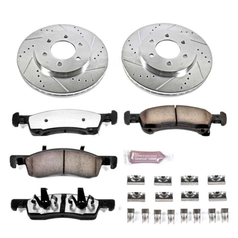 PSB Z36 Truck & Tow Kit - Power Stop 02-06 Ford Expedition Front Z36 Truck & Tow Brake Kit