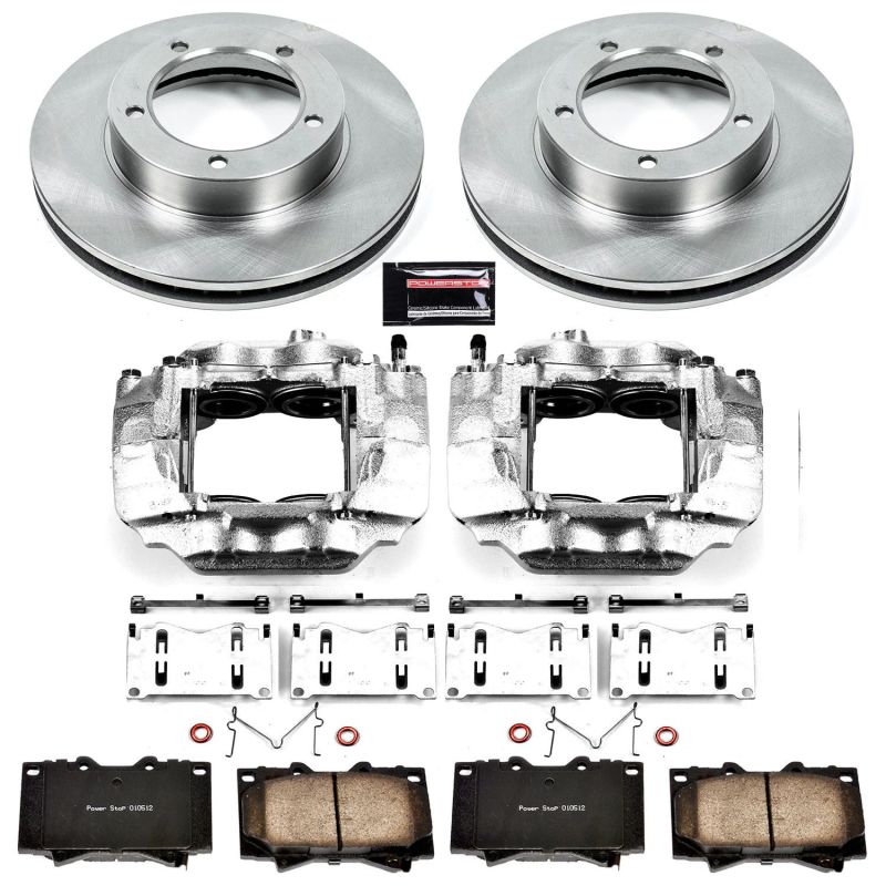 PSB Autospecialty Caliper - Power Stop 03-07 Toyota Land Cruiser Front Autospecialty Kit w/Cals