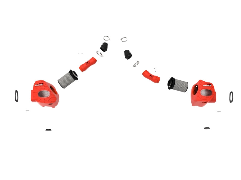 AFE Momentum GT Cold Air Intakes - aFe POWER Momentum GT Pro Dry S Intake System 22-23 Toyota Tundra V6-3.4L (tt) Red Edition