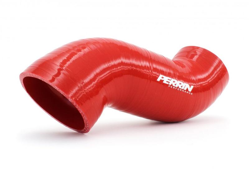 PA Air Box Hose - PERRIN 02-07 Subaru WRX/STi AFTA-MAF Intake Tube Air-Box to Inlet Hose - Red