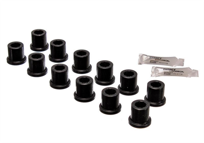 ES Spring/Shackle Bush - Black - Energy Suspension Rear Spring & Shackle Bushing - Black