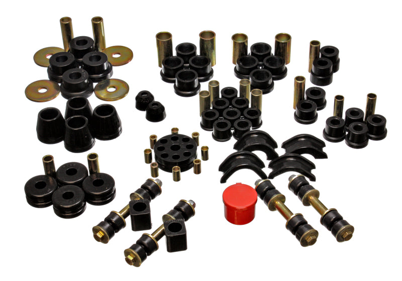 ES Hyper-Flex Sets - Black - Energy Suspension 74-78 Nissan 260Z/280Z Black Hyper-Flex Master Bushing Set