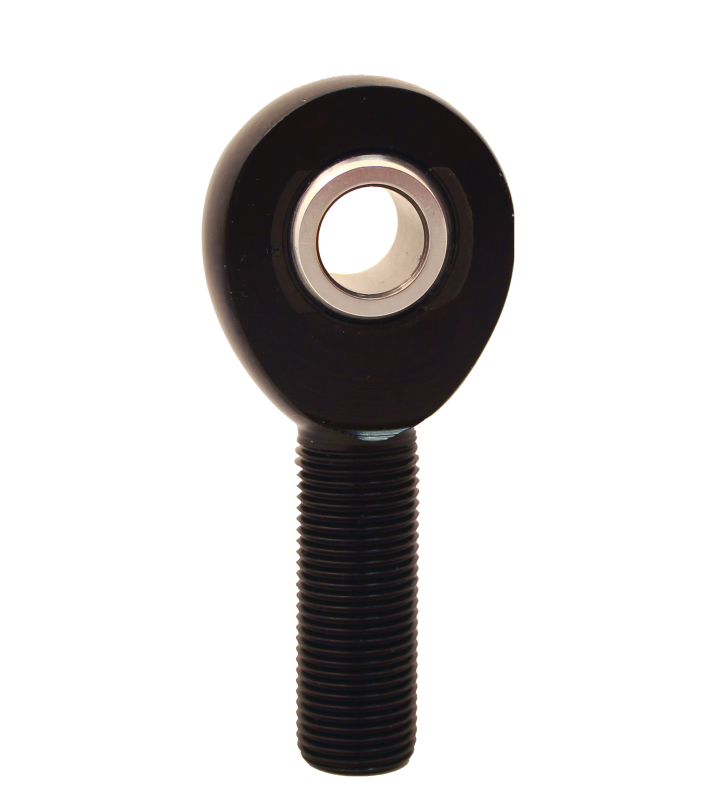 QAP Rod End - A Series - QA1 A Series Endura Rod End - Male/Right Hand - .5in Bore x 5/8-18 - Black Aluminum