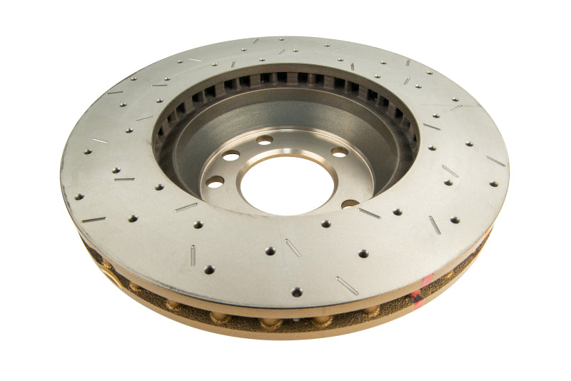 DBA 4000 Slot&Drill Rotors - DBA 3/06-08 Audi Q7 Front Drilled & Slotted 4000 Series Rotor