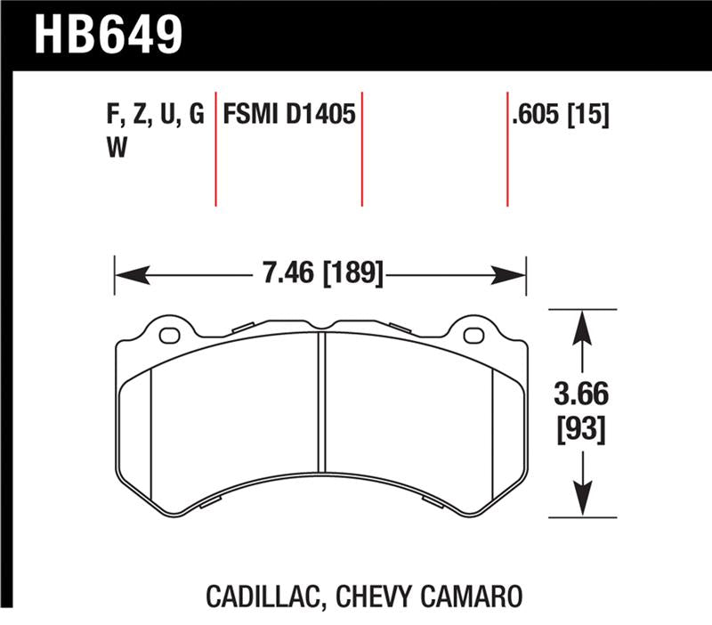 HAWK HPS Brake Pad Sets - Hawk HPS Street Brake Pads