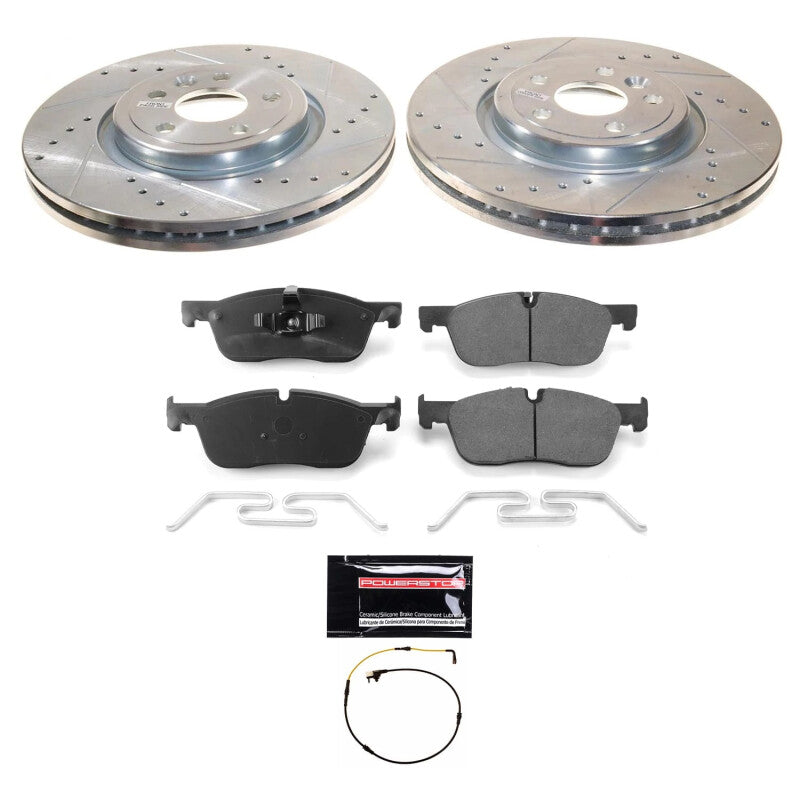 PSB Z23 Evolution Kit - Power Stop 18-20 Land Rover Range Rover Velar Front Z23 Evolution Brake Kit