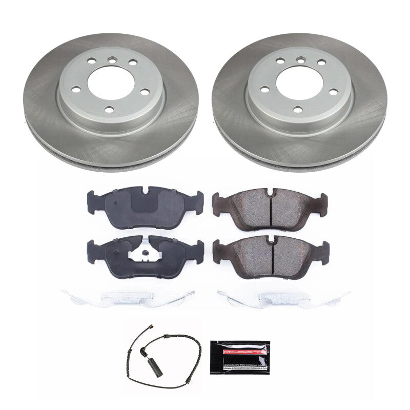 PSB Semi-Coated Rotor Kits - Power Stop 03-08 BMW Z4 Front Semi-Coated Rotor Kit