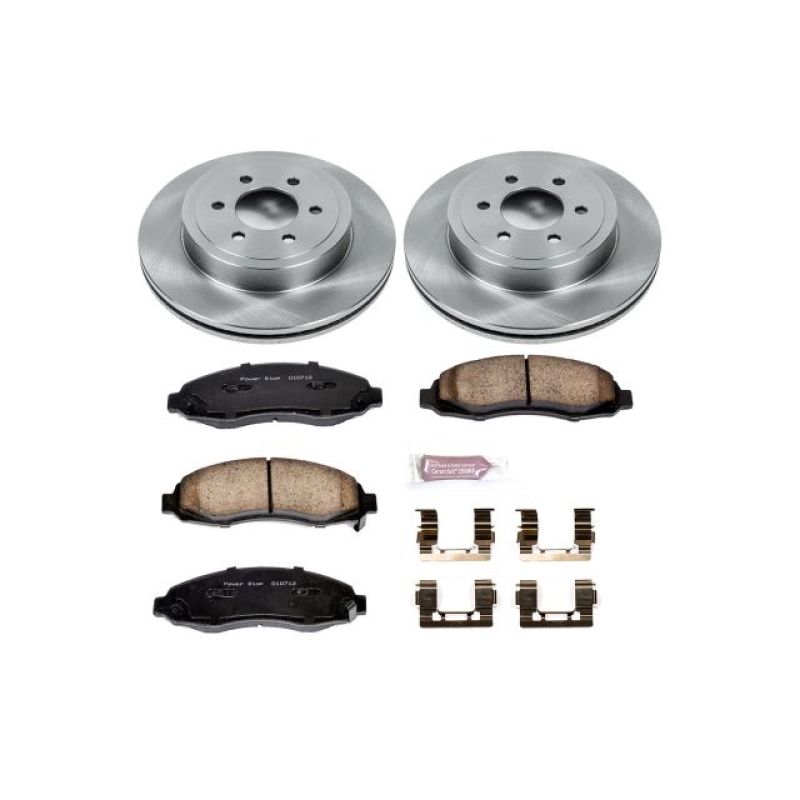 PSB Autospecialty Kit - Power Stop 03-04 Dodge Dakota Front Autospecialty Brake Kit