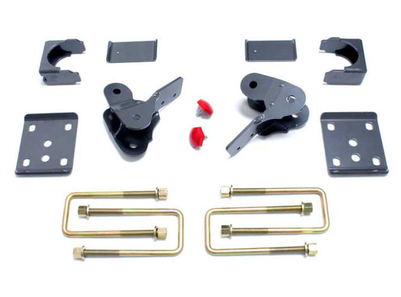 MXT Lowering Flip Kit - MaxTrac 04-08 Ford F-150 2WD/4WD 4in Rear Lowering Flip Kit w/Hangers