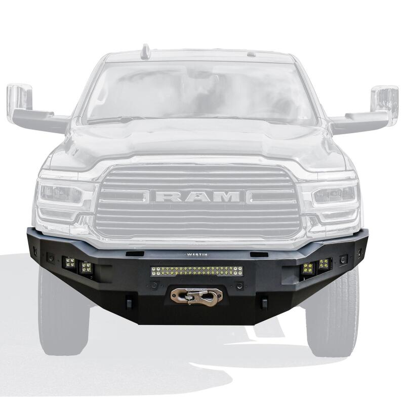 WES Pro-Series Bumpers - Westin 19-21 Ram 2500/3500 Pro-Series Front Bumper - Textured Black