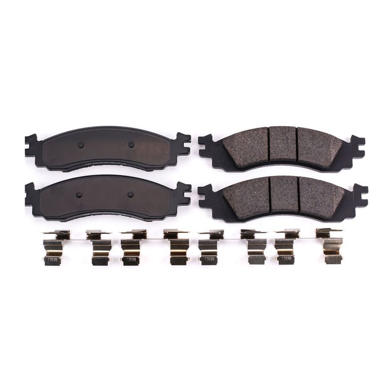PSB Z17 Evolution Brake Pads - Power Stop 06-10 Ford Explorer Front Z17 Evolution Ceramic Brake Pads w/Hardware