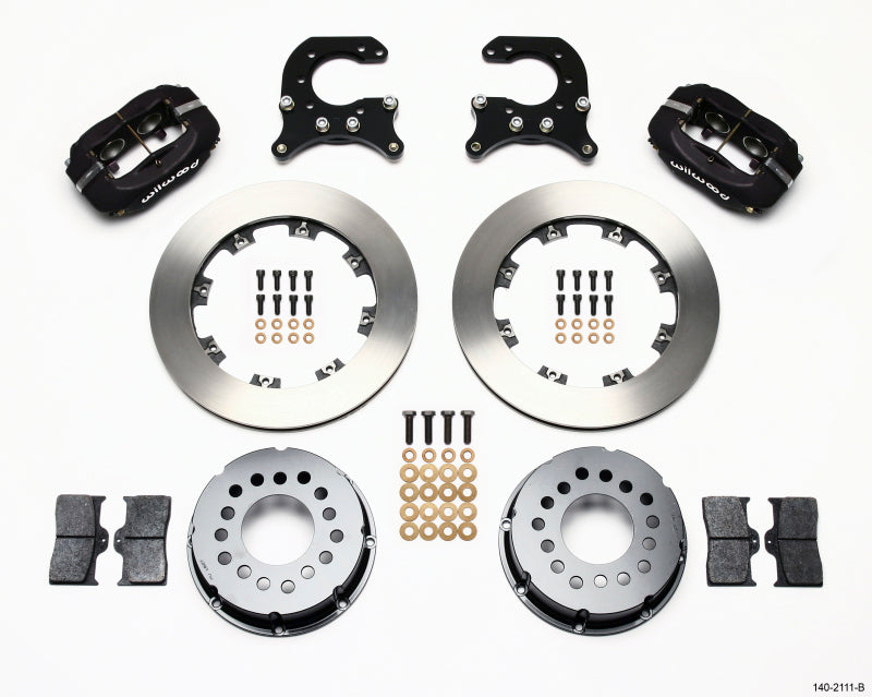 WIL Dynalite Brake Kit - Wilwood Forged Dynalite P/S Rear Kit 58-64 Olds/Pontiac Ends