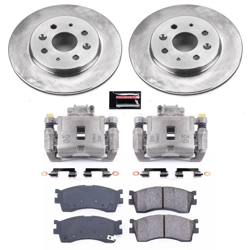 PSB Autospecialty Kit w/Cals - Power Stop 03-05 Kia Rio Front Autospecialty Brake Kit w/Calipers