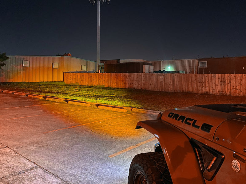 ORL Skid Plates - ORACLE Lighting 18-22 Jeep Wrangler JL Skid Plate w/ Integr LED Emitters - Amber