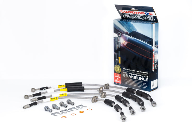 GR G-Stop Brake Line Kits - Goodridge 17-18 Ford Escape (All Models) SS Brake Line Kit