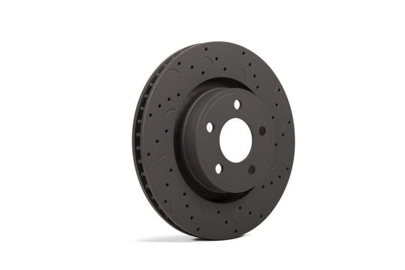 HAWK Talon Rotors - Hawk Talon 2013 Subaru BRZ w/ Solid Rear Rotors Drilled and Slotted Rear Brake Rotor Set