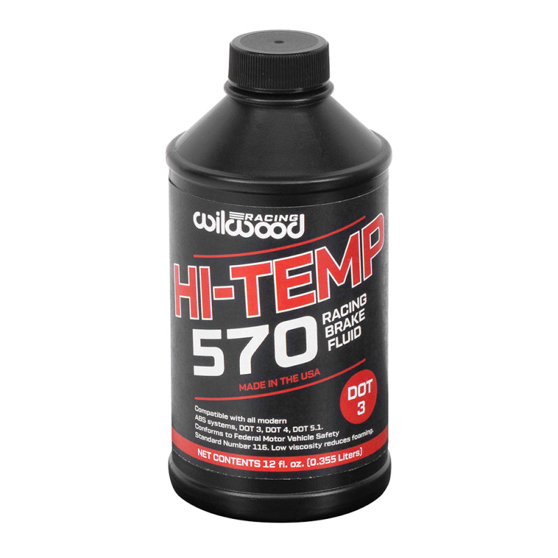 WIL Brake Fluid - Wilwood 570 Brake Fluid - 12 oz Bottle (ea)