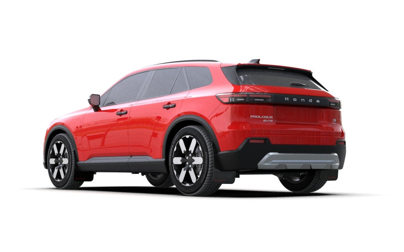 RAL UR Blk Flap/Rd Logo - Rally Armor 24-25 Honda Prologue Black Mud Flap - Red Logo
