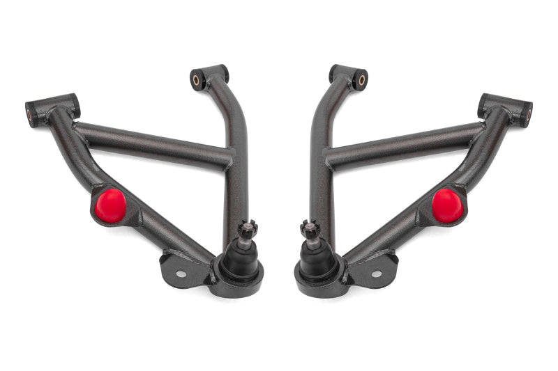 BMR Control Arms - BMR 82-92 GM F-Body A-Arms Lower DOM Non-Adj Delrin Bushings Coilover - Black Hammertone