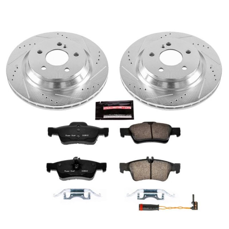 PSB Z23 Evolution Kit - Power Stop 12-13 Mercedes-Benz S350 Rear Z23 Evolution Sport Brake Kit
