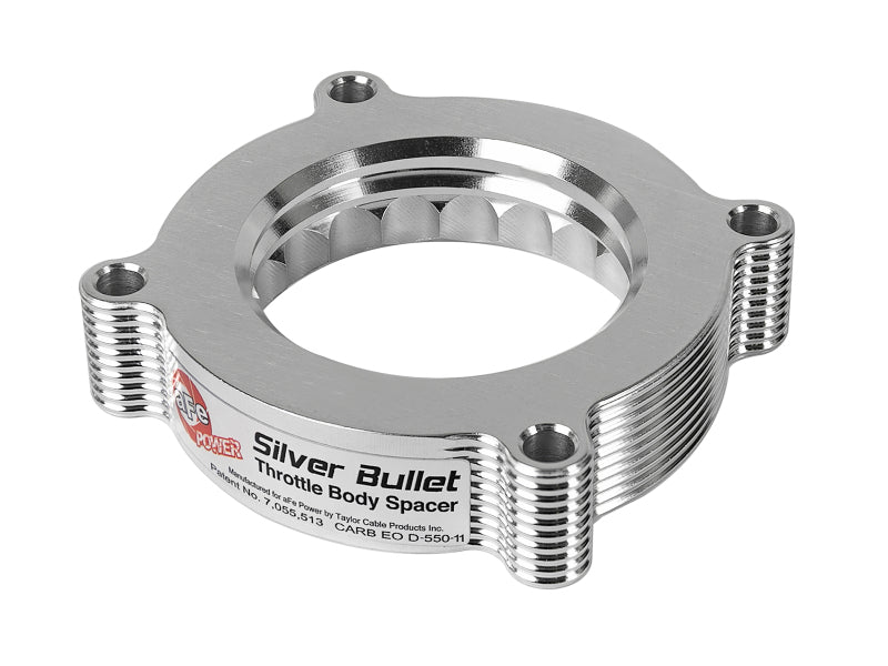 AFE Silver Bullet TBS CARB Approved - aFe Silver Bullet Throttle Body Spacers TBS Ford F-150 Raptor 10-12 V8-6.2L