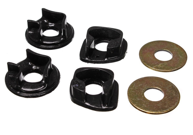 ES Motor Mounts - Black - Energy Suspension 88-91 Honda Civic Black Motor Mount Inserts (Manual Transmission) (2 Torque Positi